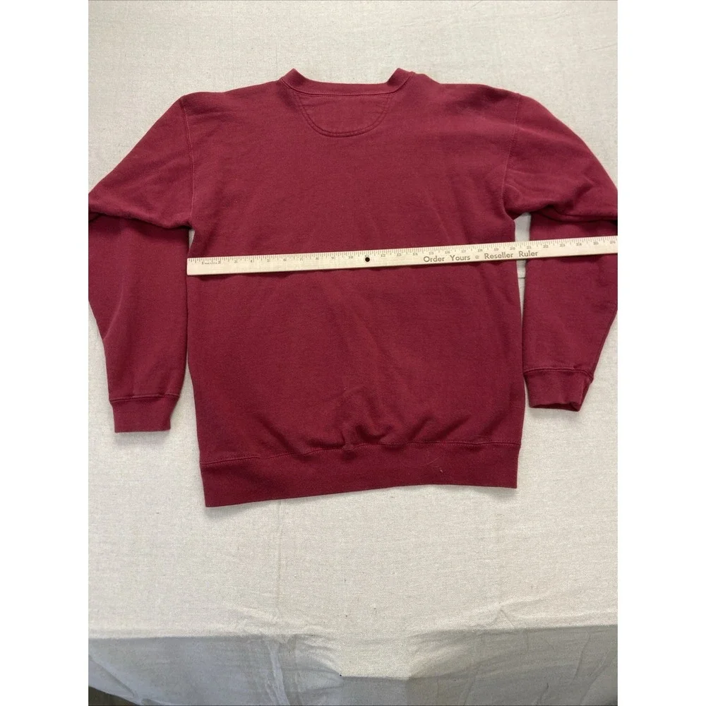 Vintage Levi's Sweatshirt‎ Mens M Red Fleece Crewneck Blank Y2k 90s